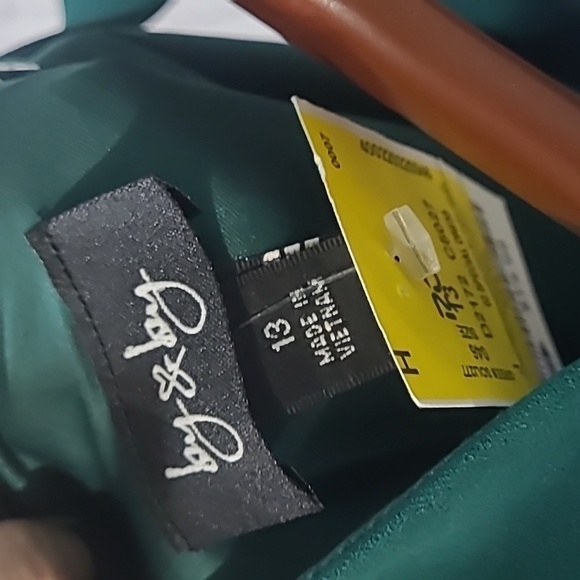 By & By Emerald Green Skater Style Dress - Picture 5 of 6